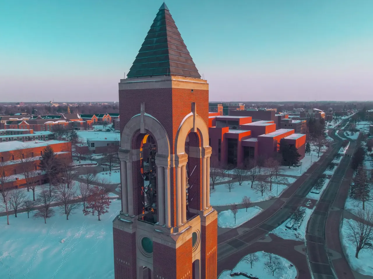 Shafer Tower, Ball State, 2021